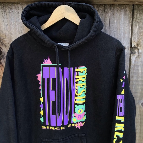 Teddy Fresh TF H3H3 podcast black Hoodie sweater adult medium - Picture 2 of 5